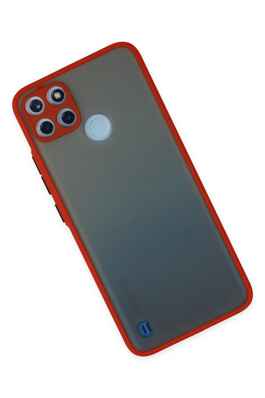 Realme C21Y Montreal Silikon Kapak Kılıf - Kırmızı 2