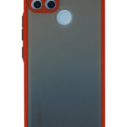 Realme C21Y Montreal Silikon Kapak Kılıf - Kırmızı