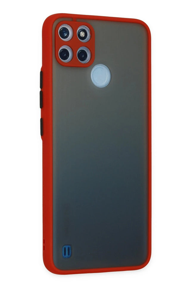 Realme C21Y Montreal Silikon Kapak Kılıf - Kırmızı 3