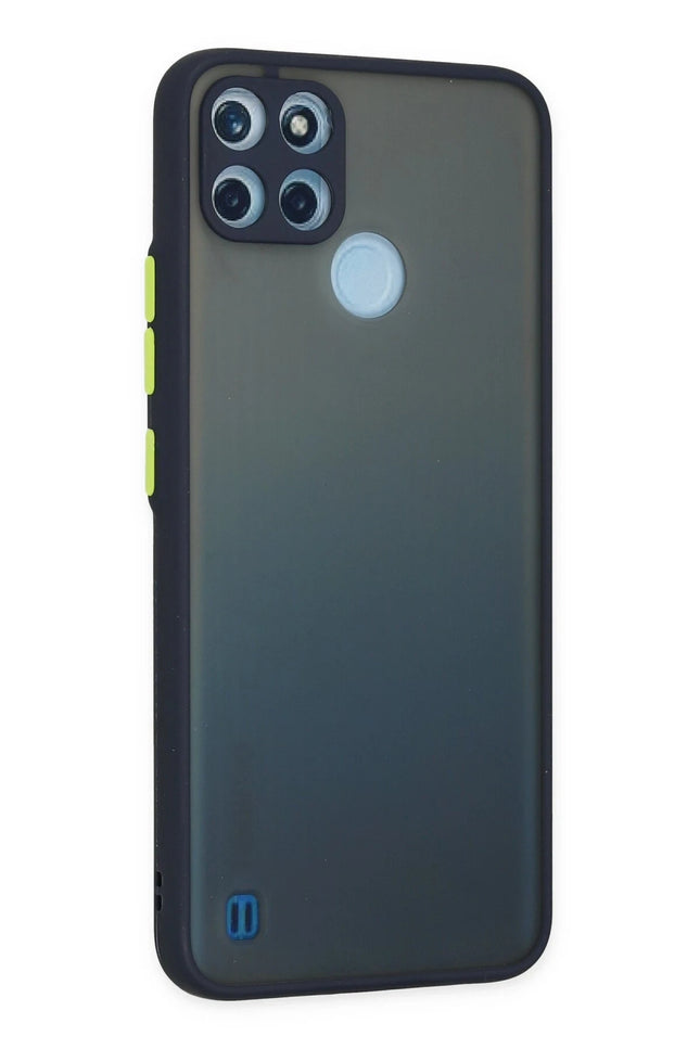 Realme C21Y Montreal Silikon Kapak Kılıf - Lacivert 3