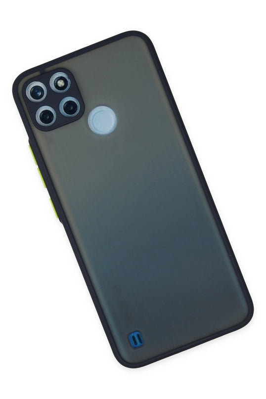 Realme C21Y Montreal Silikon Kapak Kılıf - Lacivert 2