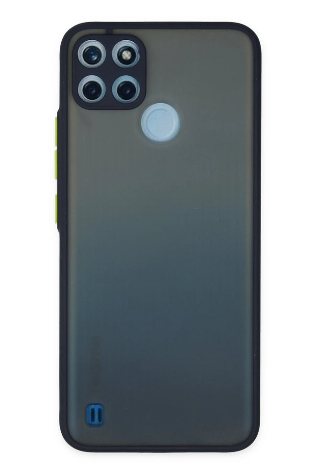 Realme C21Y Montreal Silikon Kapak Kılıf - Lacivert
