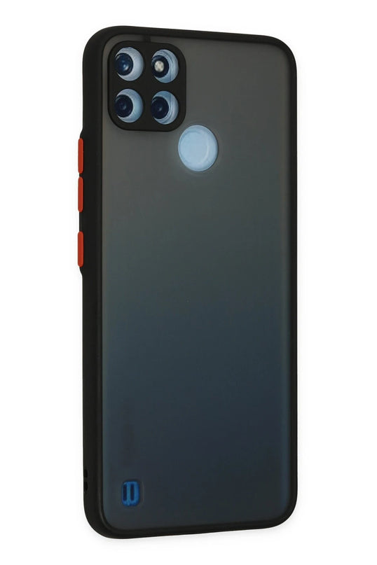 Realme C21Y Montreal Silikon Kapak Kılıf - Siyah 3