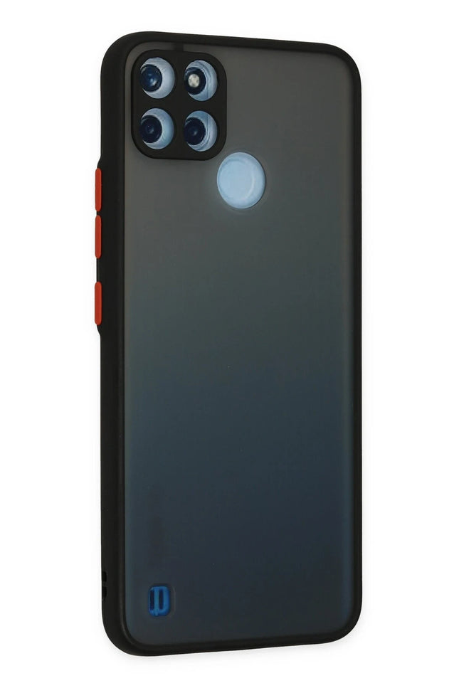 Realme C21Y Montreal Silikon Kapak Kılıf - Siyah 3