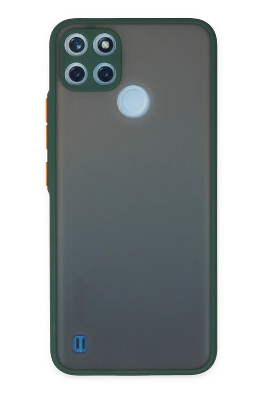 Realme C21Y Montreal Silikon Kapak Kılıf - Yeşil