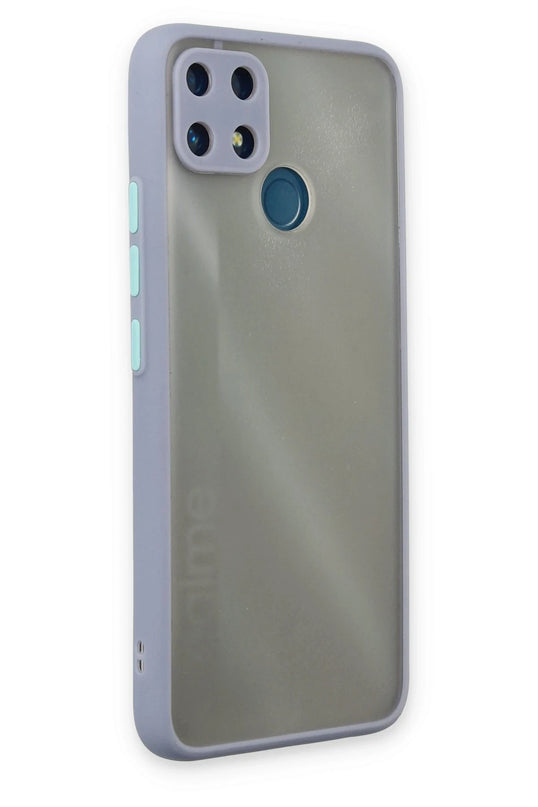 Realme C25 Montreal Silikon Kapak Kılıf - Gri 2
