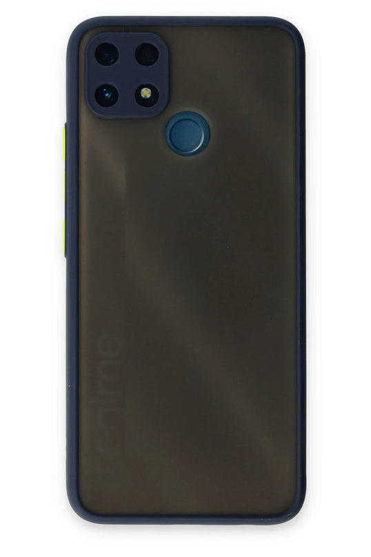 Realme C25 Montreal Silikon Kapak Kılıf - Lacivert