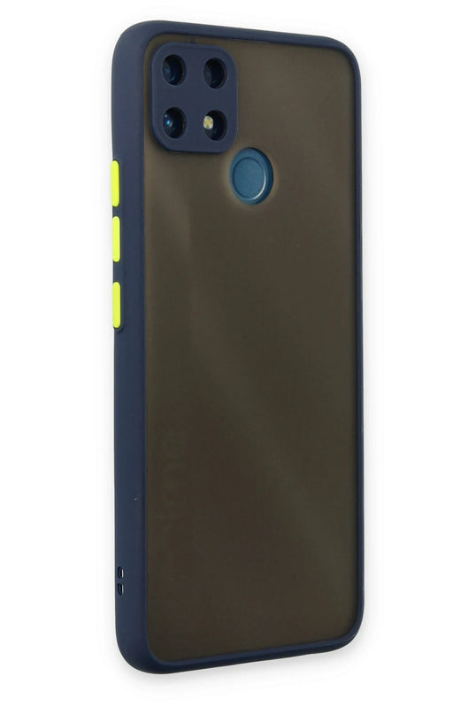 Realme C25 Montreal Silikon Kapak Kılıf - Lacivert 2