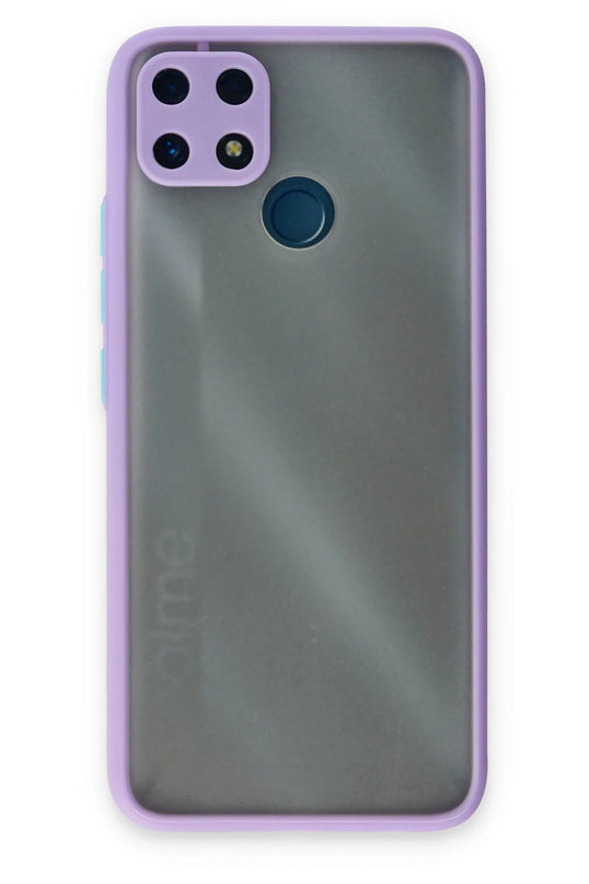 Realme C25 Montreal Silikon Kapak Kılıf - Mor