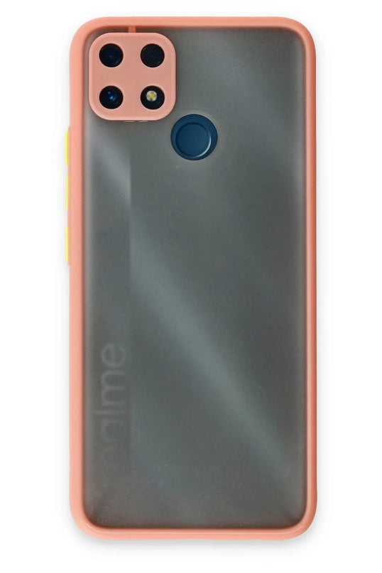 Realme C25 Montreal Silikon Kapak Kılıf - Pembe