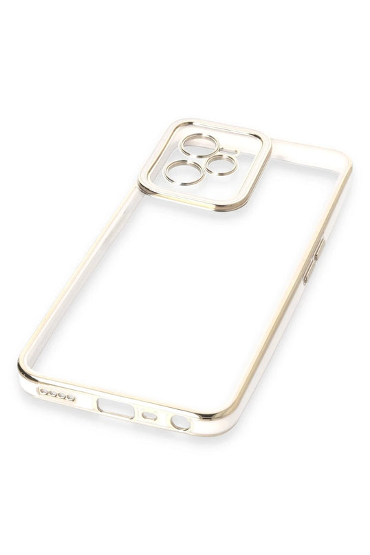 Realme C35 Liva Lens Silikon Kılıf - Beyaz 5