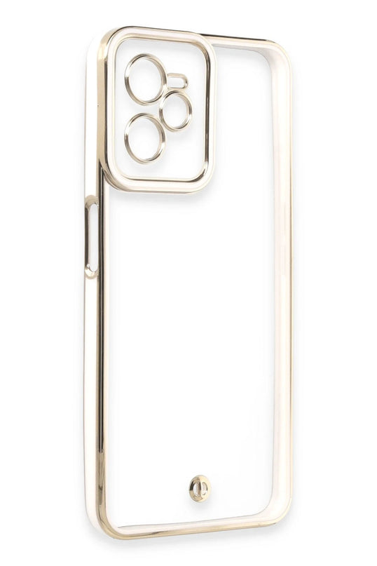 Realme C35 Liva Lens Silikon Kılıf - Beyaz 3