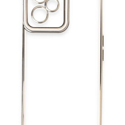 Realme C35 Liva Lens Silikon Kılıf - Beyaz 2