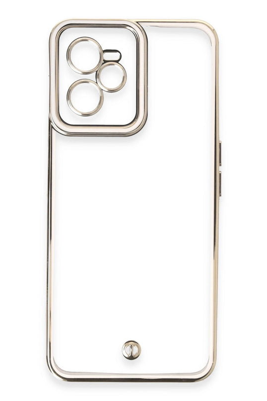 Realme C35 Liva Lens Silikon Kılıf - Beyaz 2