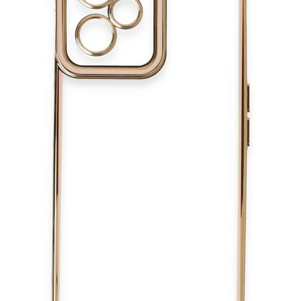 Realme C35 Liva Lens Silikon Kılıf - Pudra 2