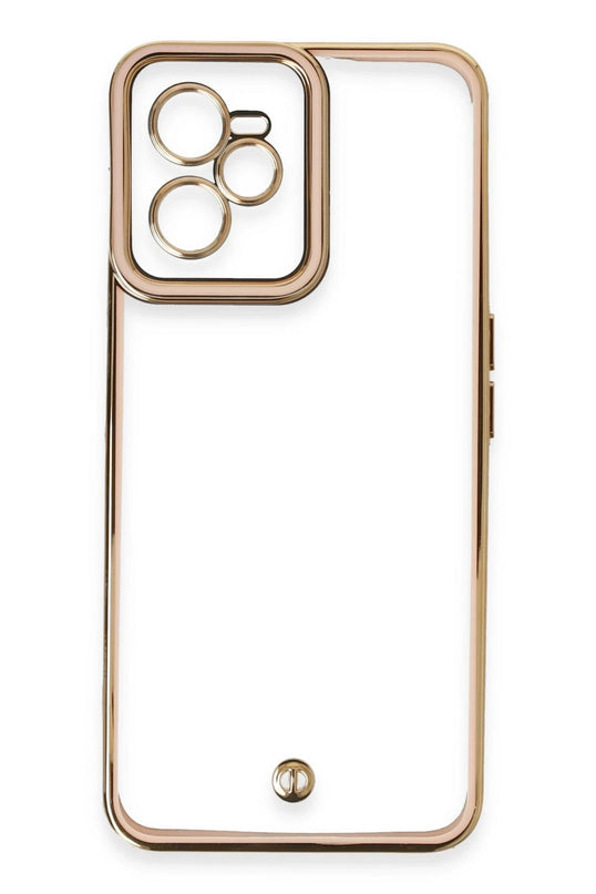 Realme C35 Liva Lens Silikon Kılıf - Pudra 2
