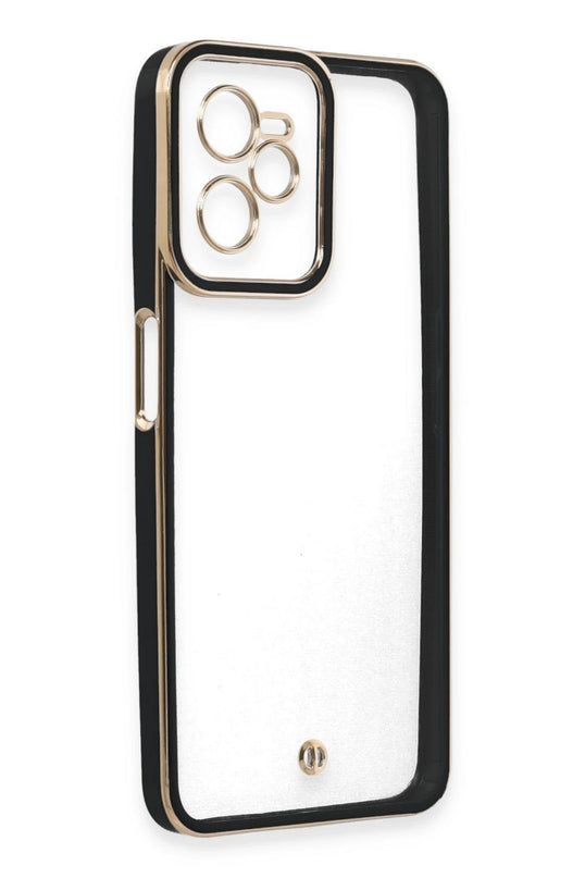 Realme C35 Liva Lens Silikon Kılıf - Siyah 3