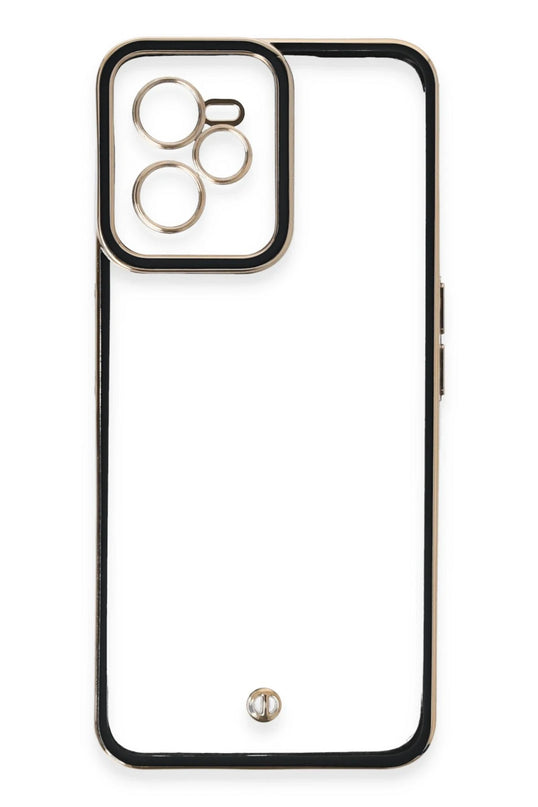 Realme C35 Liva Lens Silikon Kılıf - Siyah 2