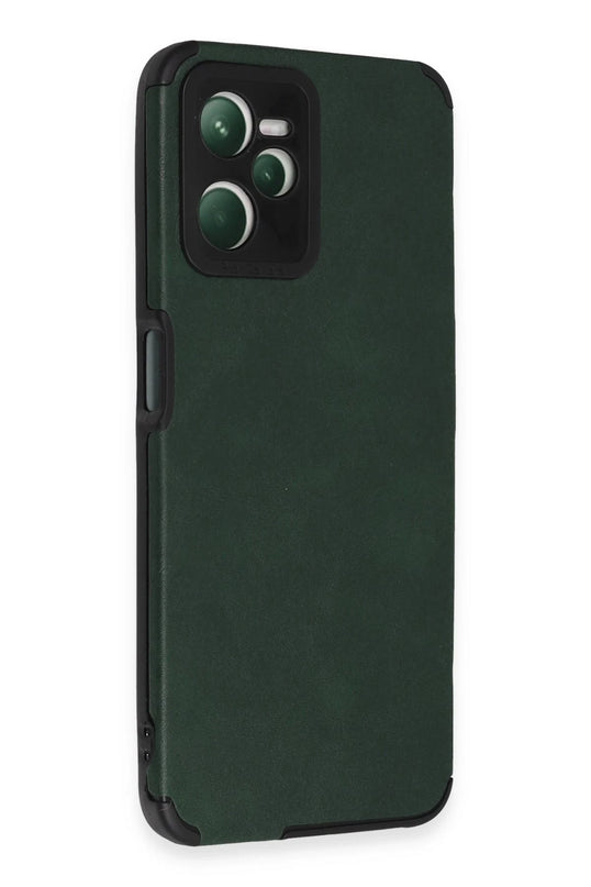 Realme C35 Loop Deri Silikon Kılıf - Yeşil 2