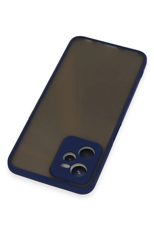 Realme C35 Montreal Silikon Kapak Kılıf - Lacivert 3