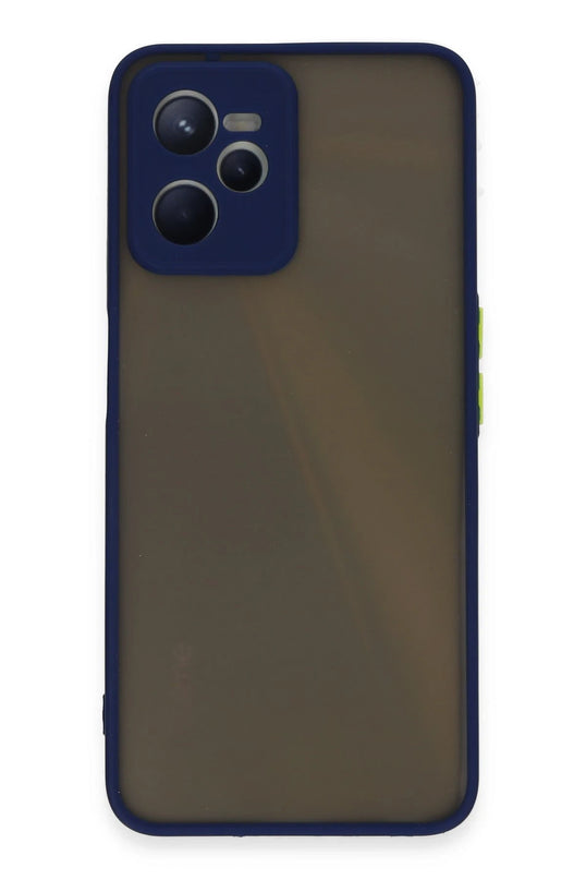 Realme C35 Montreal Silikon Kapak Kılıf - Lacivert