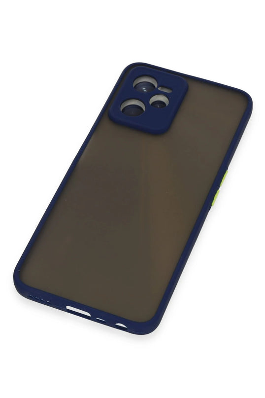 Realme C35 Montreal Silikon Kapak Kılıf - Lacivert 4
