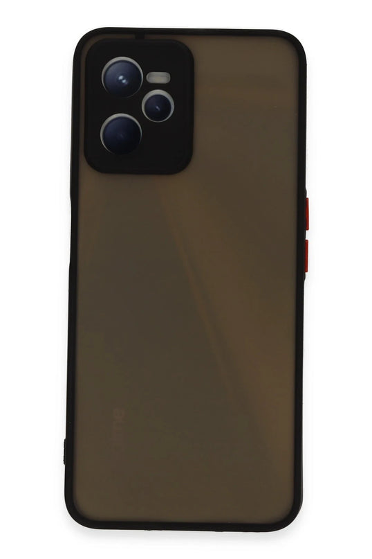 Realme C35 Montreal Silikon Kapak Kılıf - Siyah