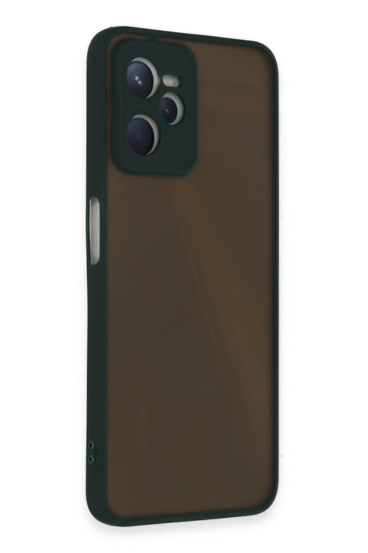 Realme C35 Montreal Silikon Kapak Kılıf - Yeşil 2