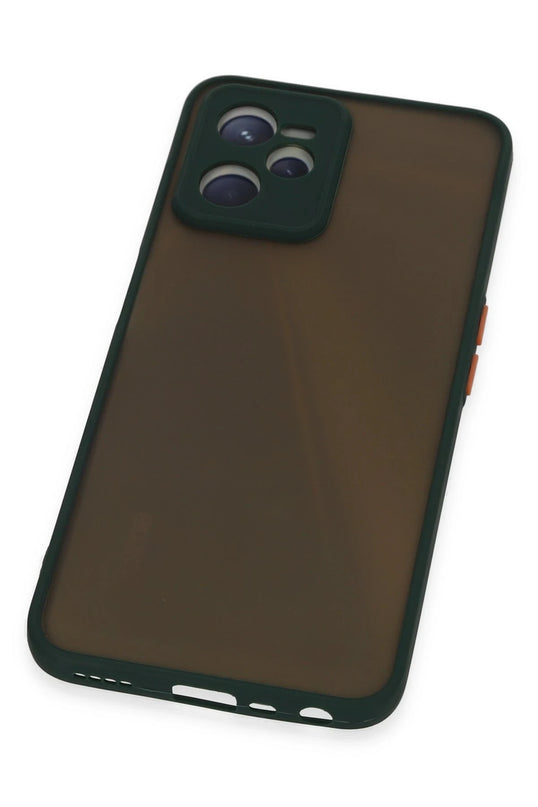 Realme C35 Montreal Silikon Kapak Kılıf - Yeşil 4