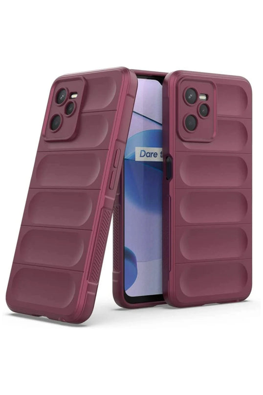 Realme C35 Optimum Silikon Kılıf - Bordo 2