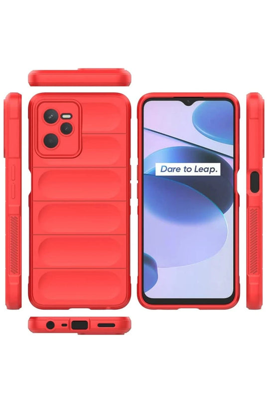 Realme C35 Optimum Silikon Kılıf - Kırmızı 3