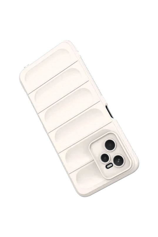 Realme C35 Optimum Silikon Kılıf - Krem 4