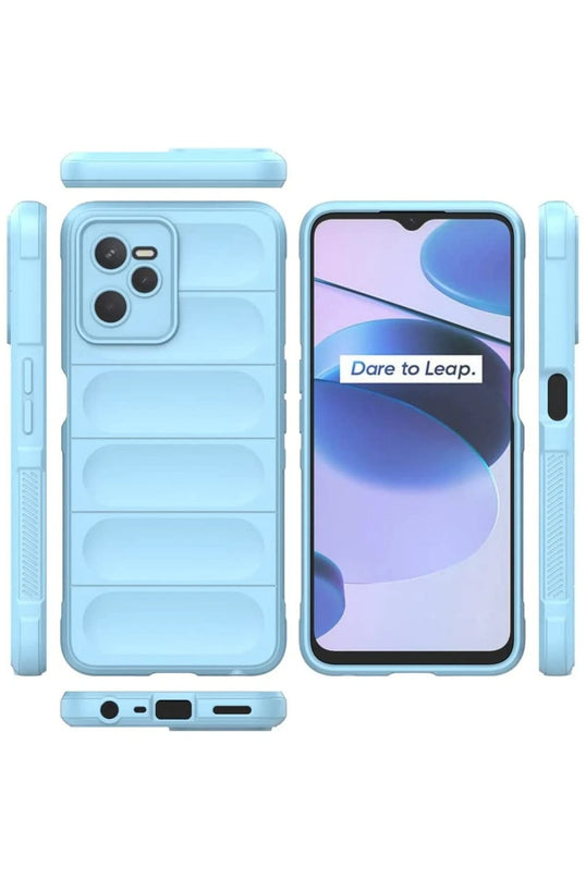 Realme C35 Optimum Silikon Kılıf - Sky Blue 3