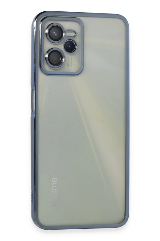 Realme C35 Razer Lensli Silikon Kılıf - Açık Mavi