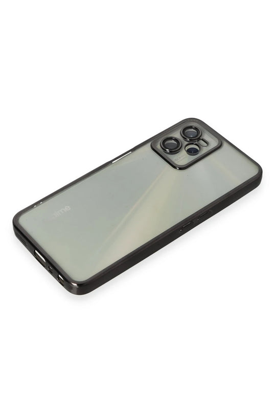 Realme C35 Razer Lensli Silikon Kılıf - Siyah 4