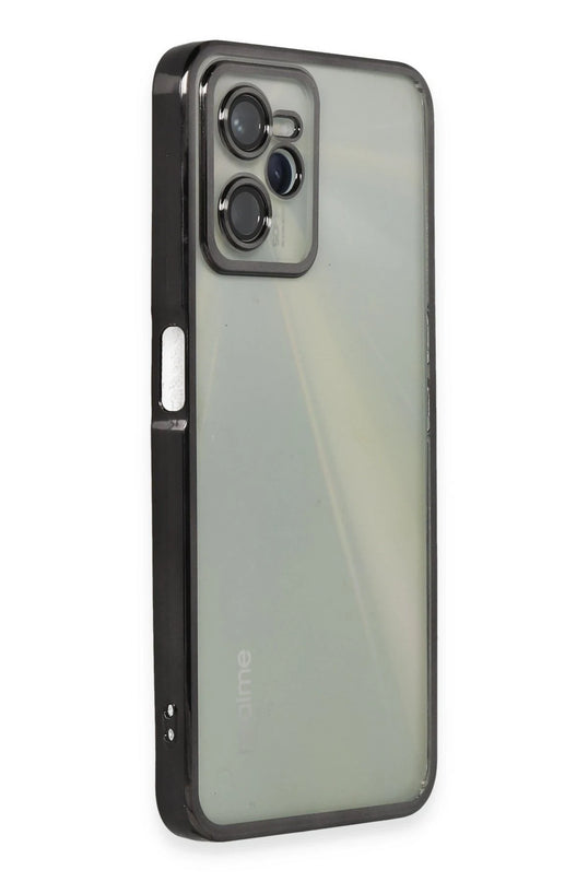 Realme C35 Razer Lensli Silikon Kılıf - Siyah 2