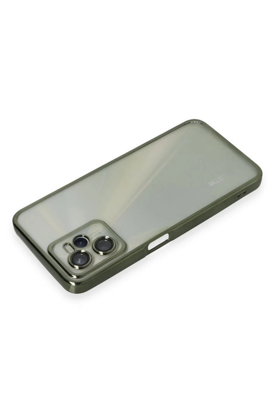 Realme C35 Razer Lensli Silikon Kılıf - Yeşil 3