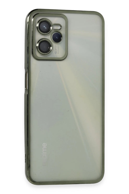 Realme C35 Razer Lensli Silikon Kılıf - Yeşil
