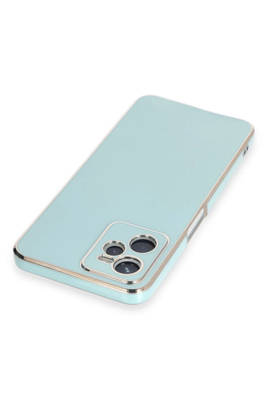 Realme C35 Volet Silikon Kılıf - Açık Yeşil 3