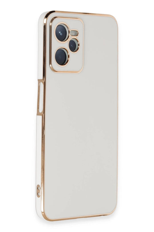 Realme C35 Volet Silikon Kılıf - Beyaz 2