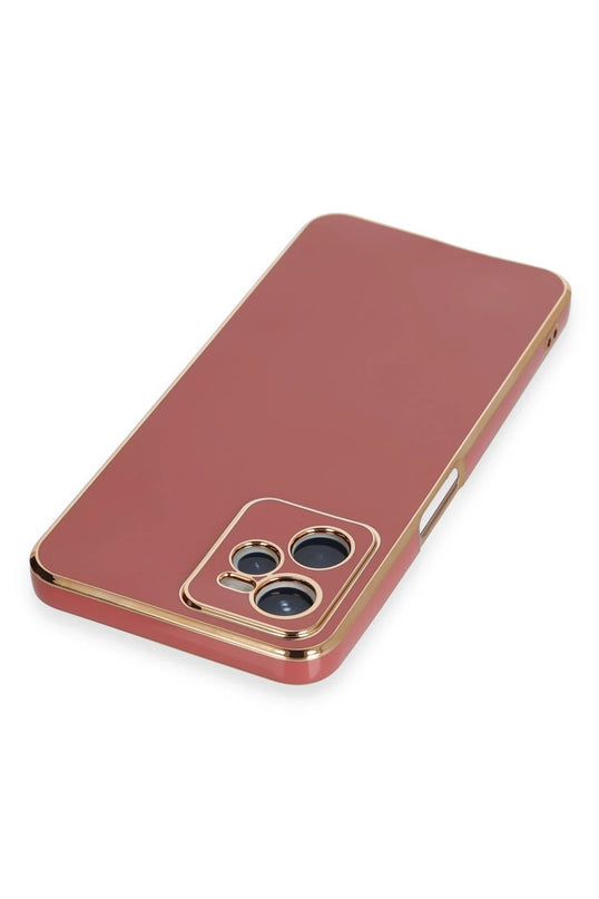 Realme C35 Volet Silikon Kılıf - Kırmızı 3