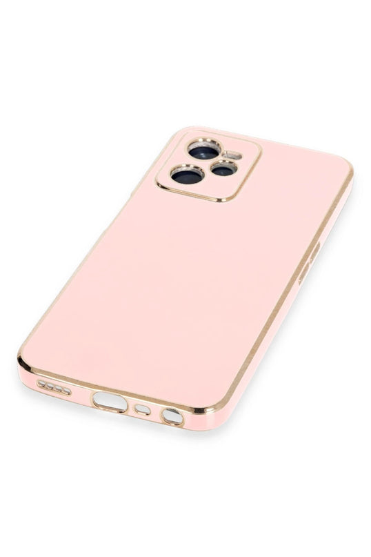 Realme C35 Volet Silikon Kılıf - Pembe 4