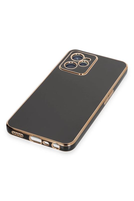 Realme C35 Volet Silikon Kılıf - Siyah 4