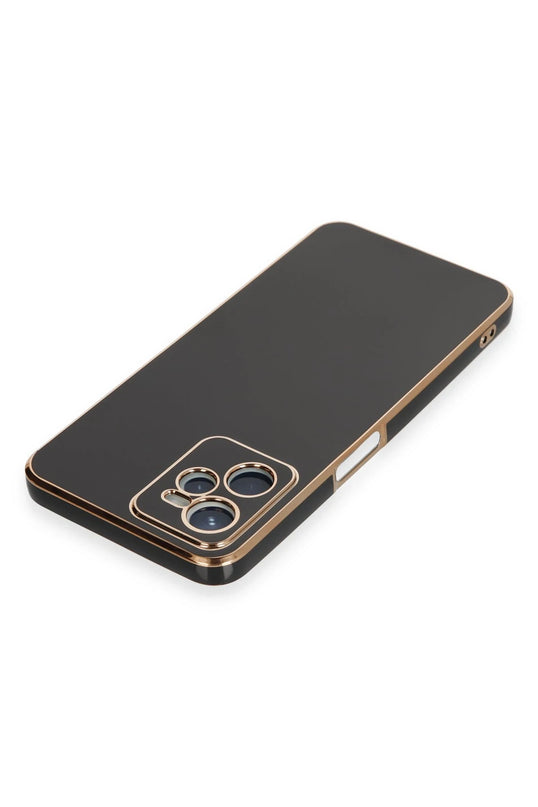 Realme C35 Volet Silikon Kılıf - Siyah 3
