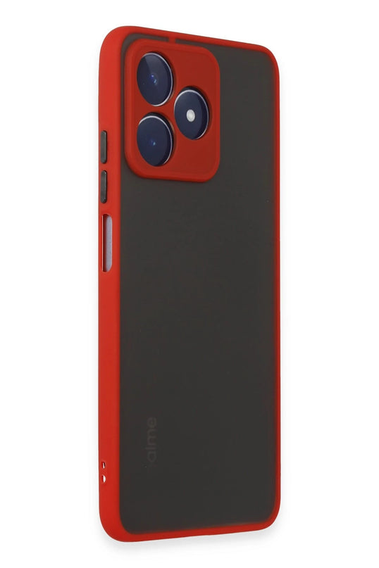 Realme C53 Montreal Silikon Kapak Kılıf - Kırmızı 2