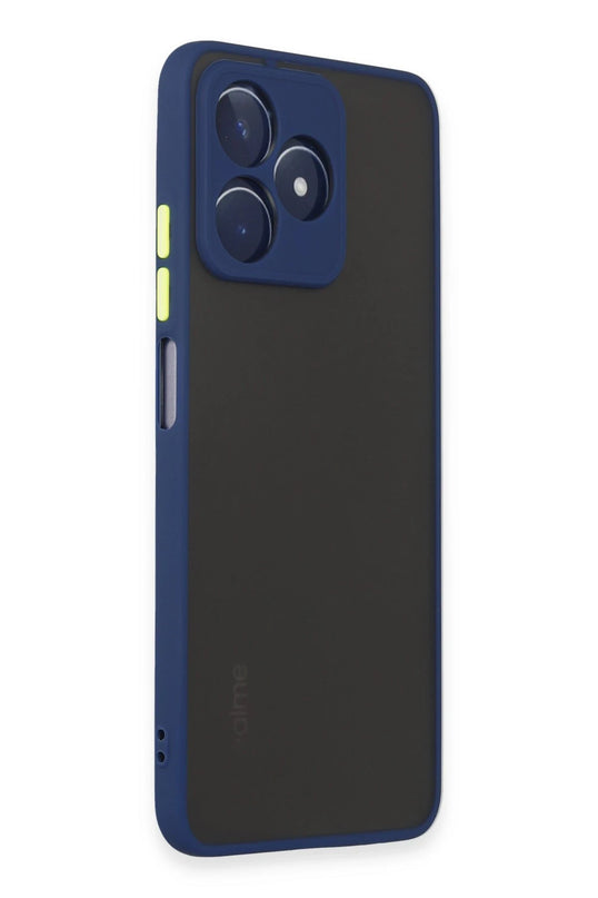 Realme C53 Montreal Silikon Kapak Kılıf - Lacivert 2