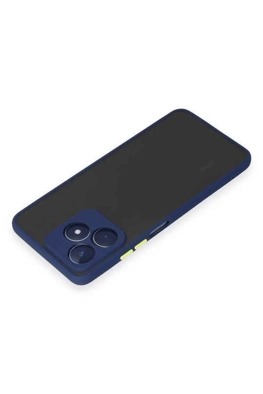 Realme C53 Montreal Silikon Kapak Kılıf - Lacivert 3