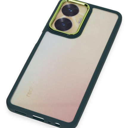 Realme C55 Dora Kapak Kılıf - Haki Yeşil 6