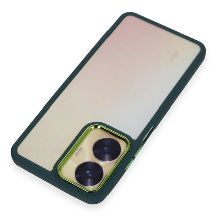 Realme C55 Dora Kapak Kılıf - Haki Yeşil 5