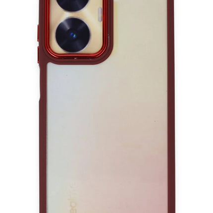 Realme C55 Dora Kapak Kılıf - Kırmızı